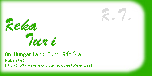 reka turi business card